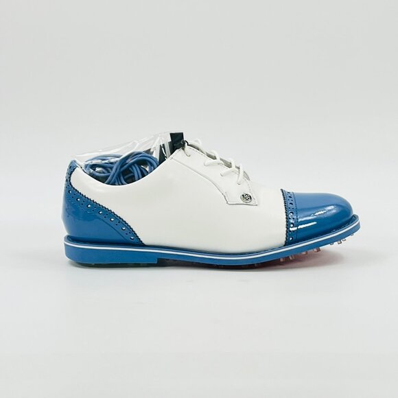G/Fore Women's Cap Toe Gallivanter 'Vista Blue' G4LS22EF04-Vis Golf size 7.5 - Picture 1 of 8